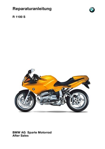 Bmw reparaturanleitung 1100 - bmw,