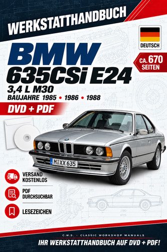 Bmw 635 csi e24 1988 - csi, e24,