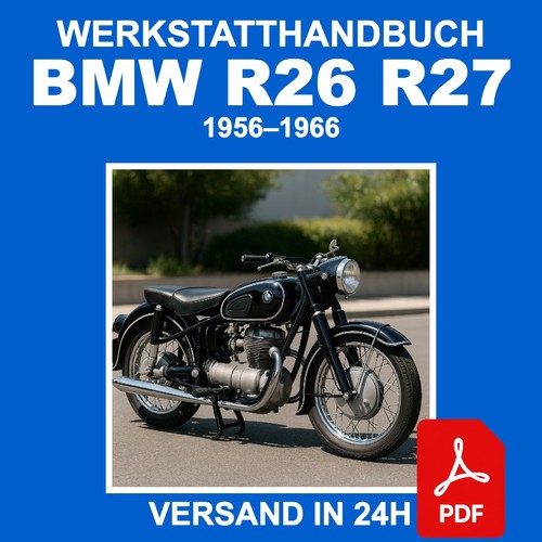 Werkstatthandbuch bmw r26 - bmw, r27