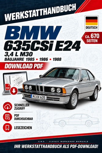 Bmw 635 csi e24 - 1988,, 3,4